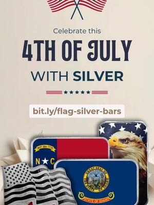 50 States. 50 Flags. 1 oz each of .999 Fine Silver. 🇺🇸 Show your pride this 4th of July with these stunning flag design silver bars. 🔥 Limited mintage – get yours before they're gone! bit.ly/flag-silver-bars #SilverBars #FlagSilver #July4thStack #PreciousMetals #SilverStacker #PatrioticSilver #50StateChallenge #MoneyMetals