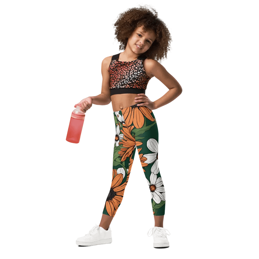 Blossom Burst Kids Leggings product image (11)