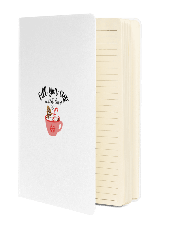'Fill Your Cup With Love' Hardcover Notebook product image (2)
