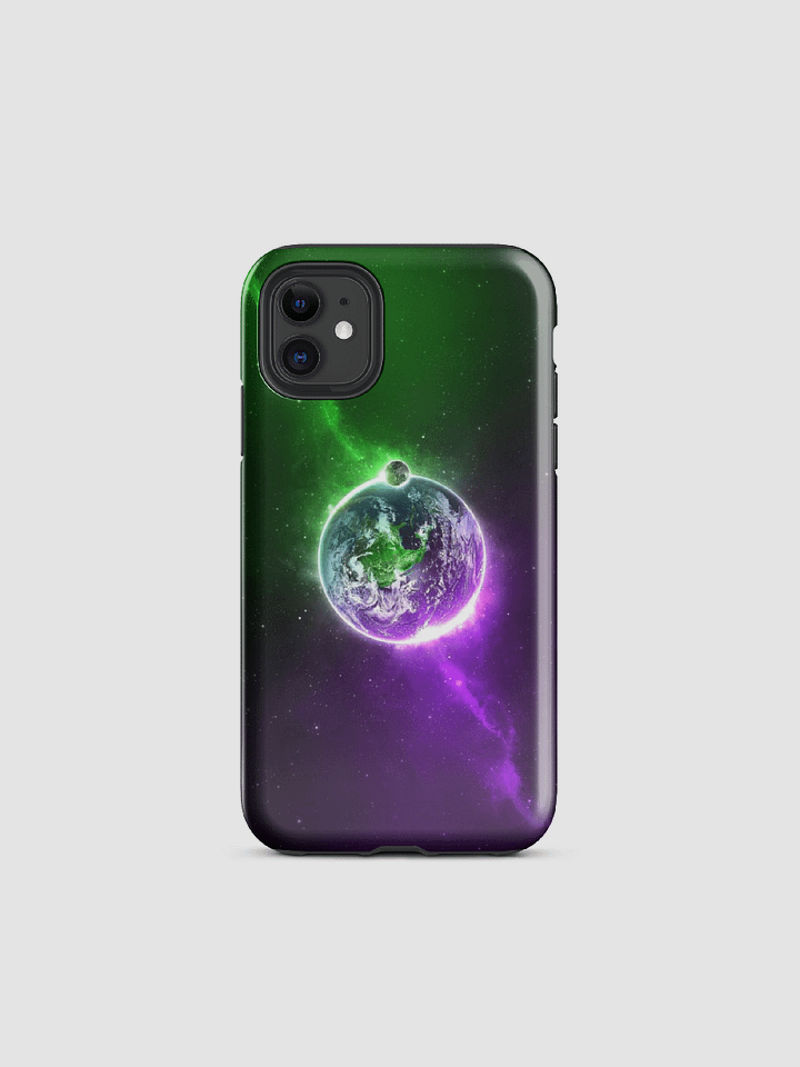 Green&Purple Space Tough Case for iPhone® product image (1)