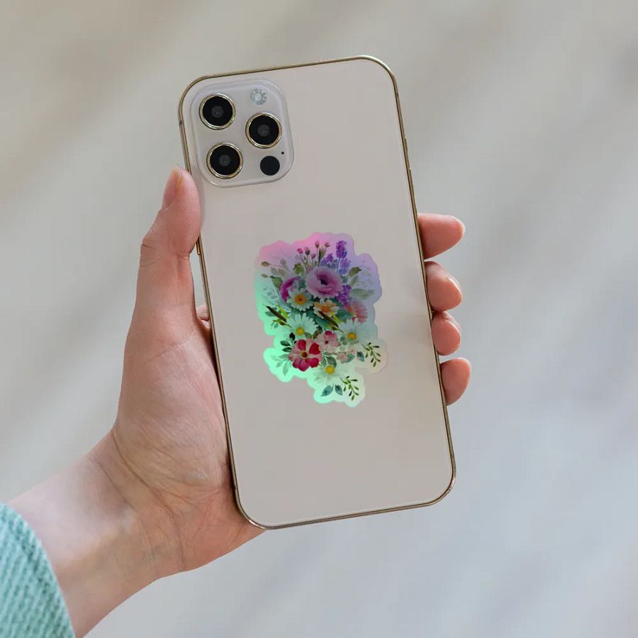 Blossoming Holographic Sticker Collection product image (8)