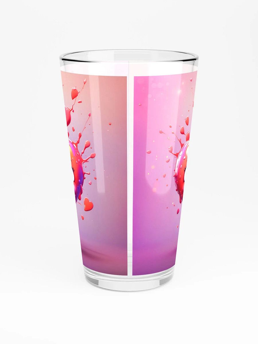 Cute Heart Pint Glass product image (3)