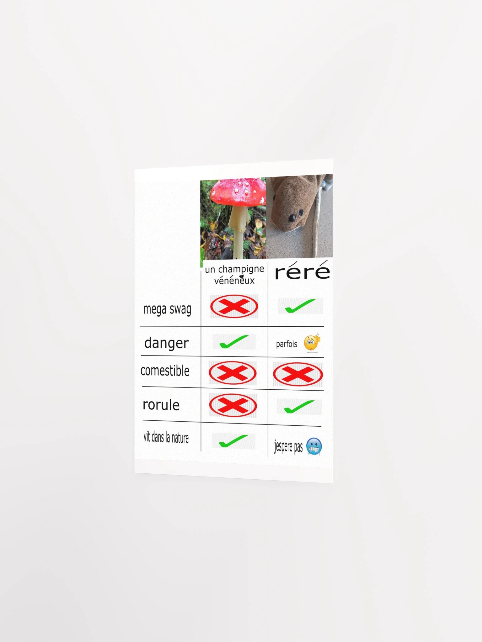 Poster CHAMPIGNE VENENEUX vs RERE product image (11)