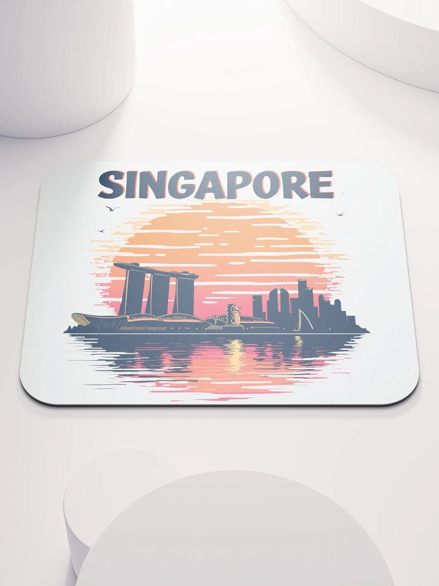 Sunset Skyline Singapore Mouse Pad product image (1)