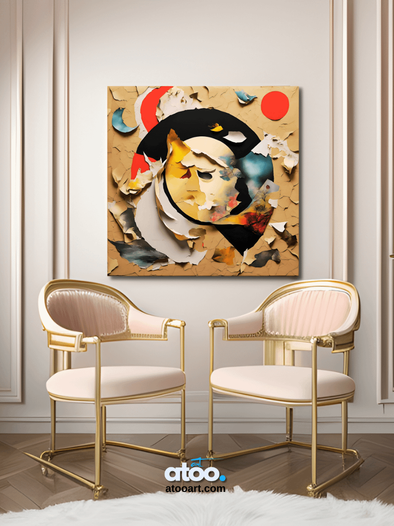 Paper Collection | Between Reality and Imagination-2 | Canvas Art Painting product image (4)