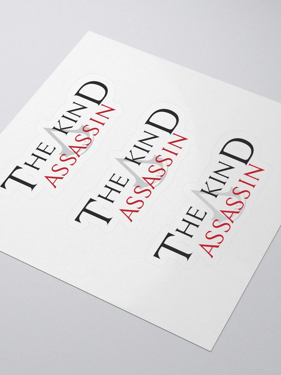 The Kind Assassin | Logo Sticker product image (3)