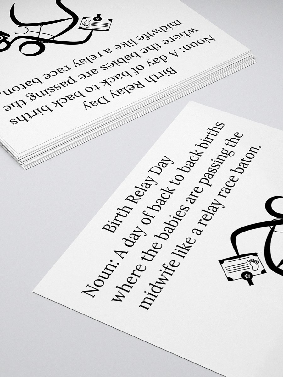 Midwifery Today Birth Relay Day Sticker product image (11)