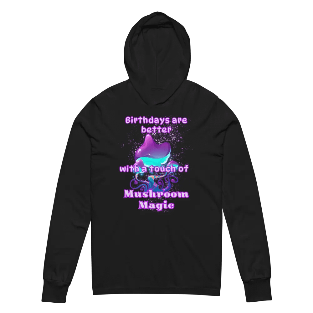Mushroom magic Birthday hooded tee product image (2)