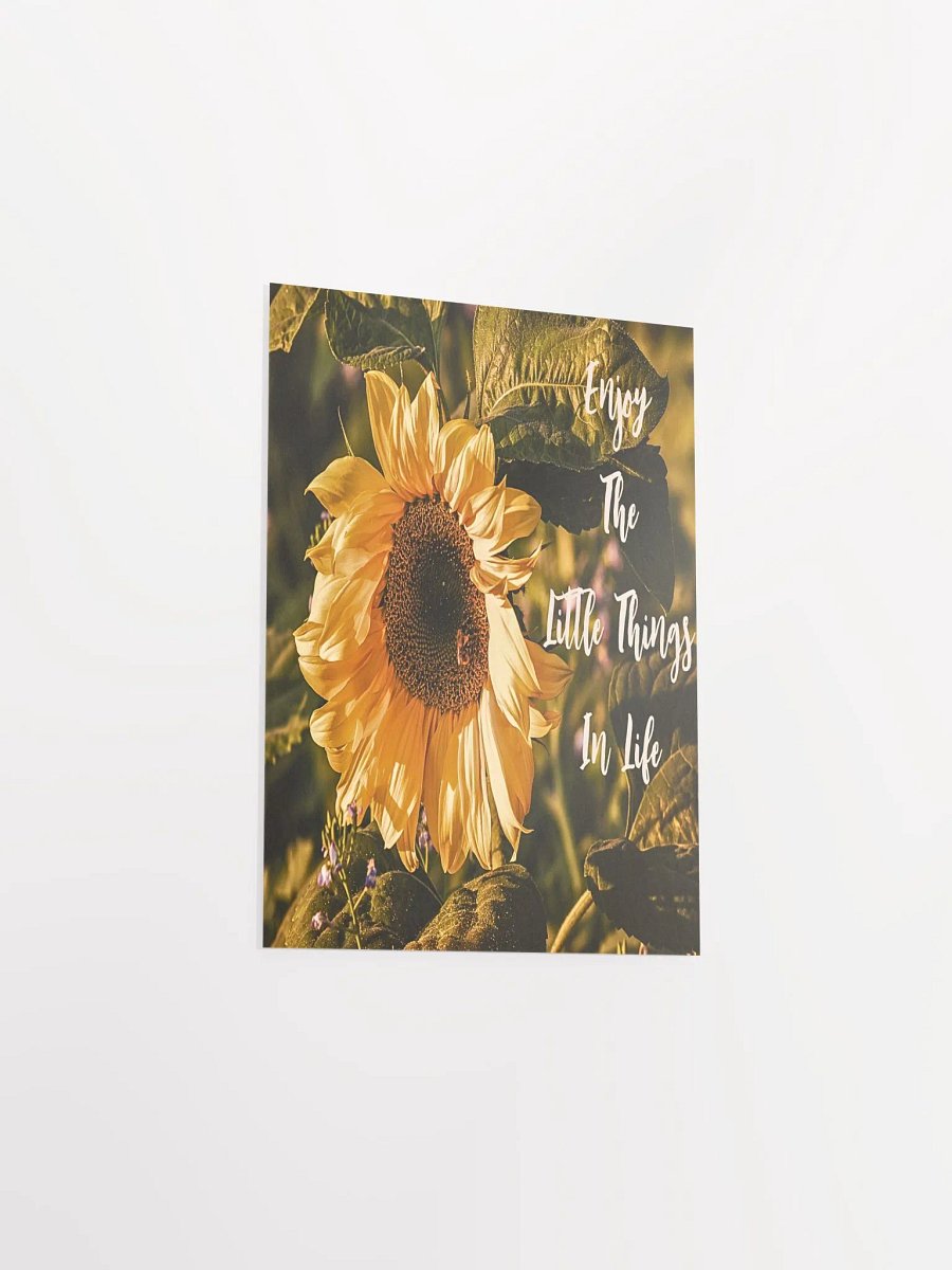 Golden Hour Sunflower Poster product image (8)