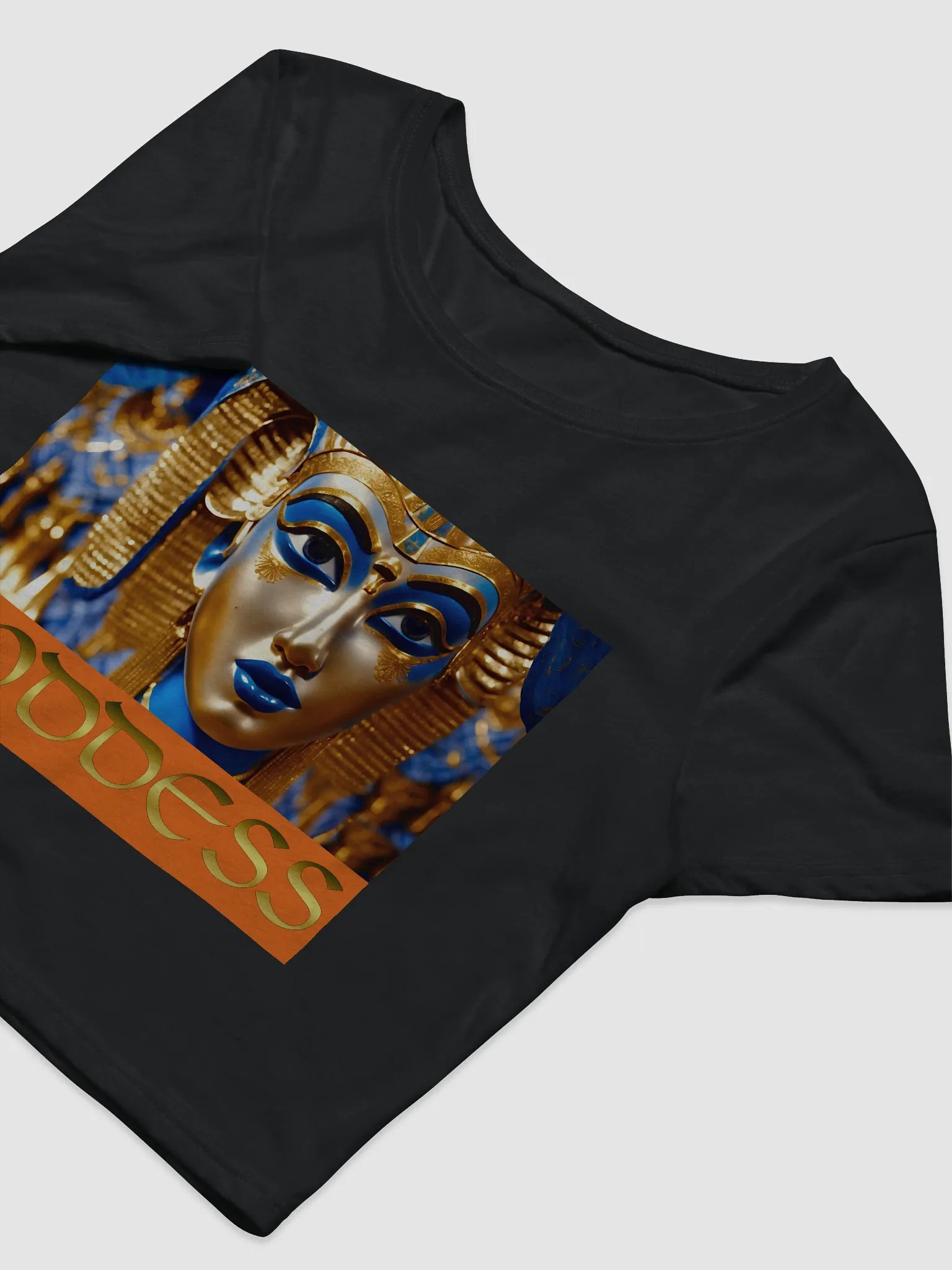 Deekstar Gold Goddess 2 Bella Canvas Women's Crop Tee product image (5)
