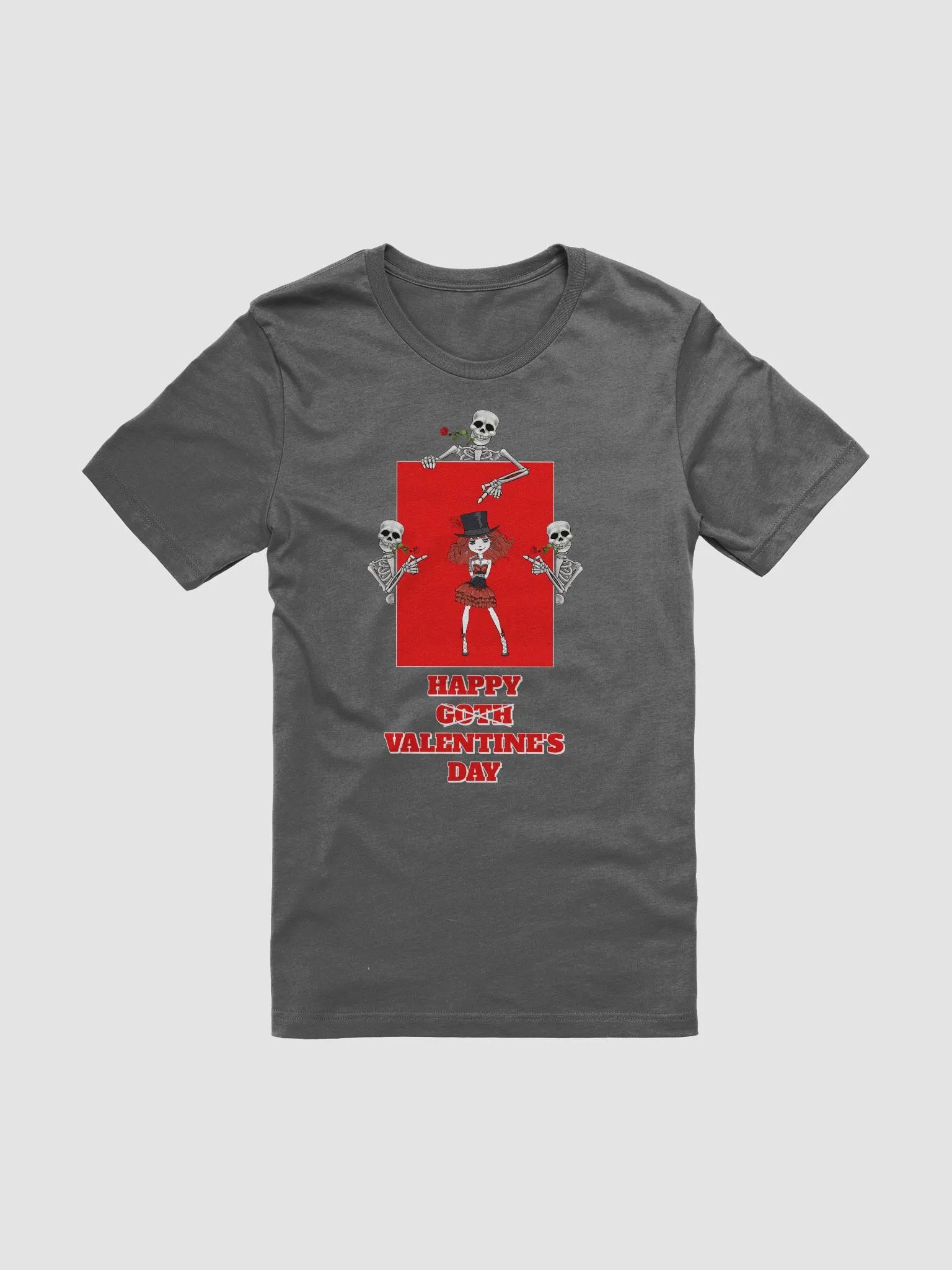 Happy Goth Valentine's Day T-shirt product image (50)