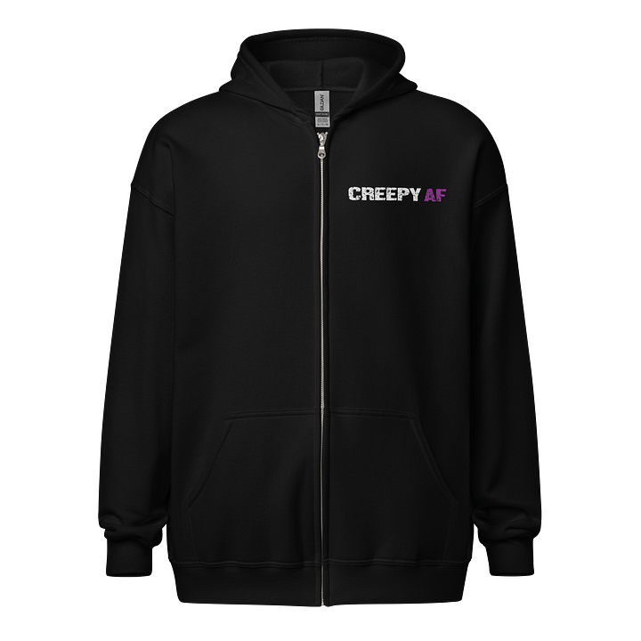 Creepy AF Seaside Cemetery Zip Hoodie product image (1)