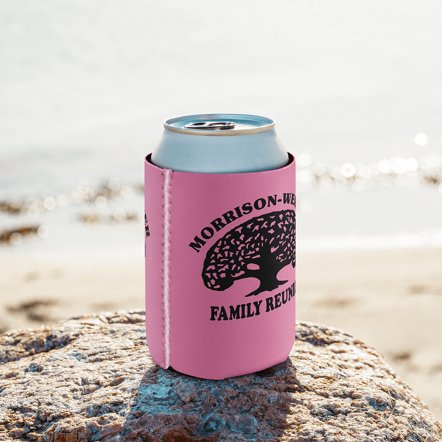 "Morrison-Werner Family Tree" Can Coozie (Pink) product image (8)