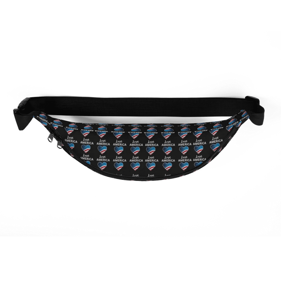Patriotic Heartbeat Fanny Pack for mane ladies product image (10)
