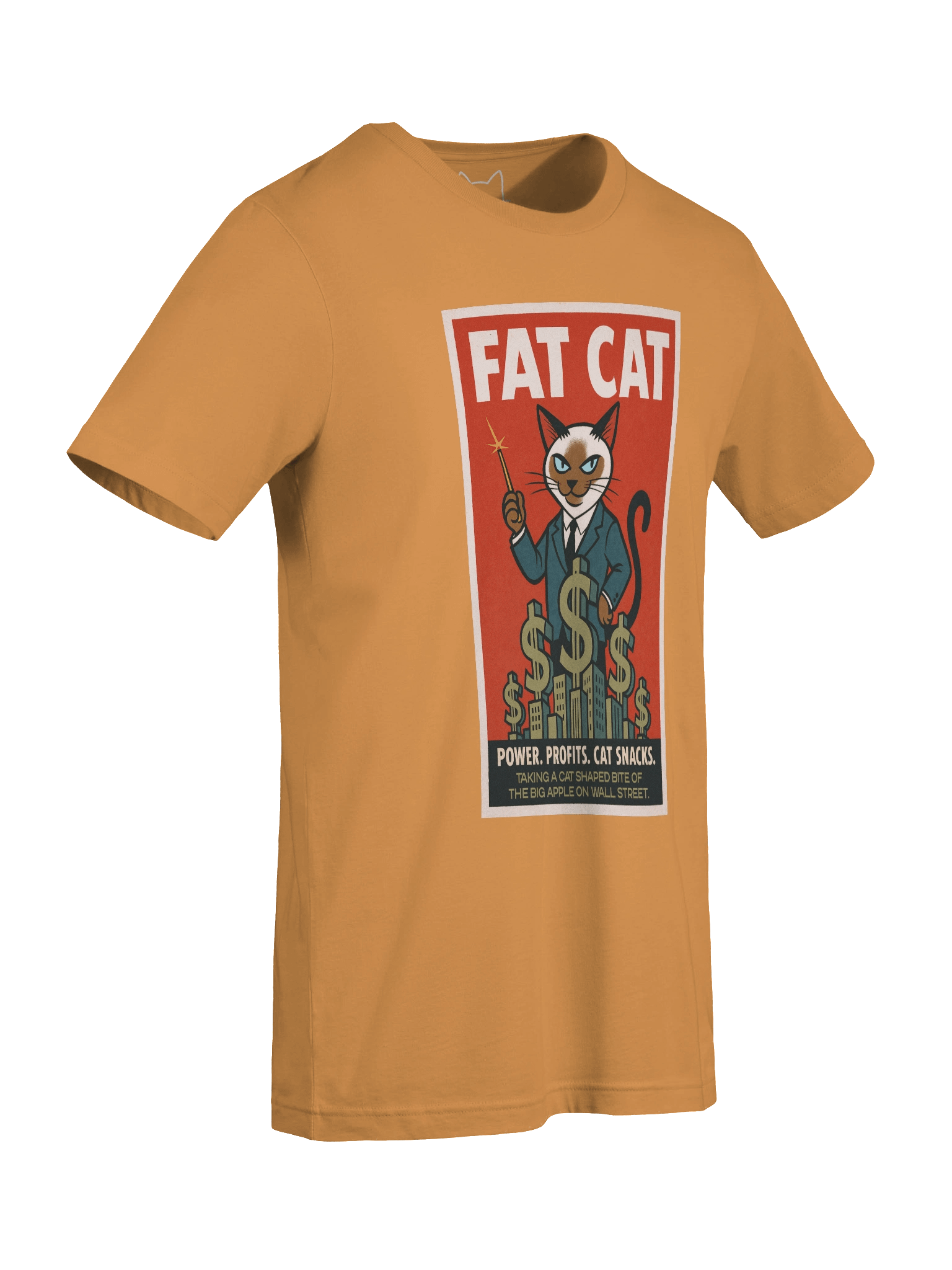 Fat Cat Siamese Cat of Wall Street Unisex T-Shirt product image (105)