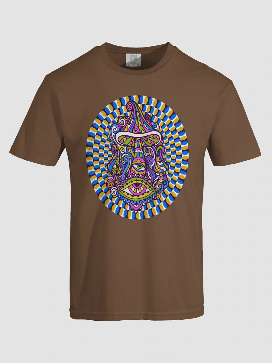 Psychedelic Mushroom Swirl Confort Color 1717 T-Shirt product image (40)