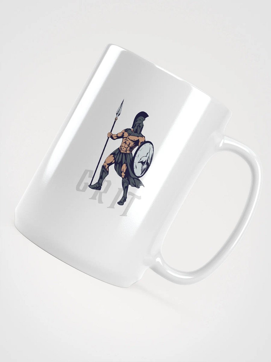 Warrior Grit White Glossy Mug product image (4)