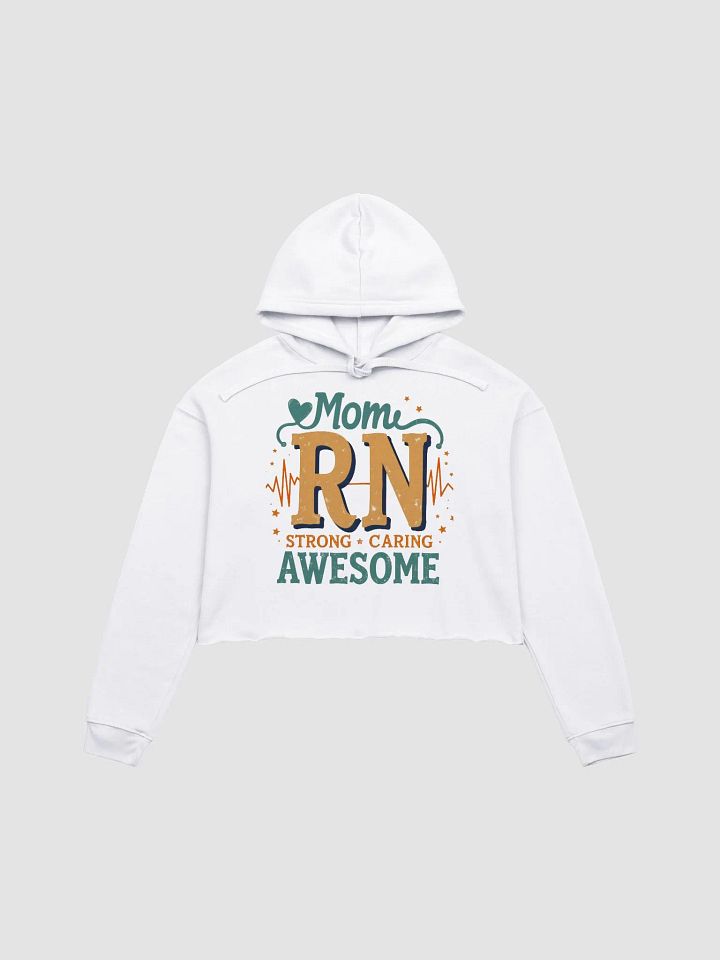 RN Strong & Awesome Crop Hoodie product image (6)