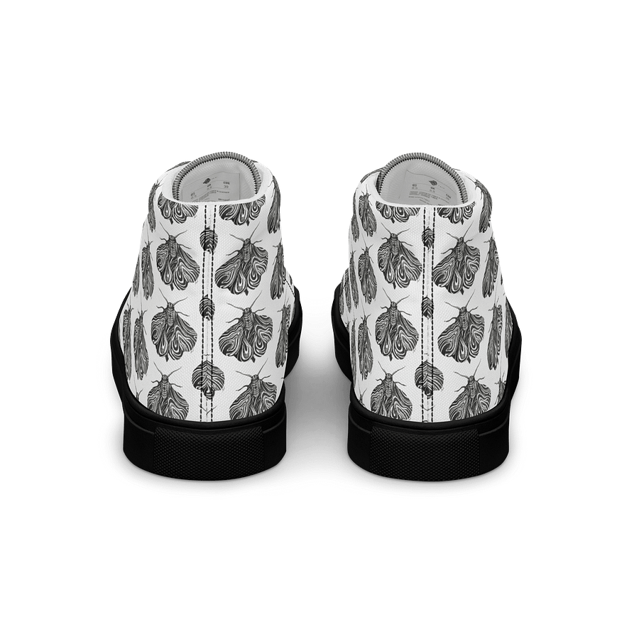 Moth - Men's High Top Canvas Shoes product image (7)