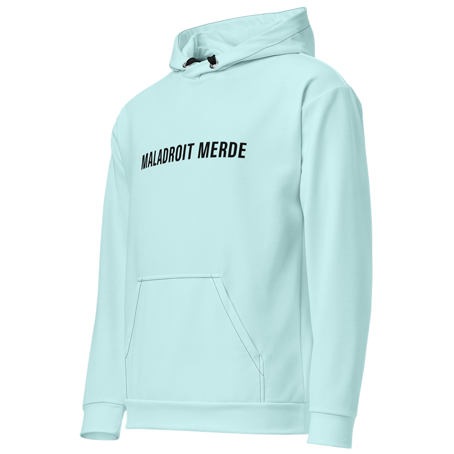 MALADROIT MERDE LIGHT BLUE HOODIE product image (2)
