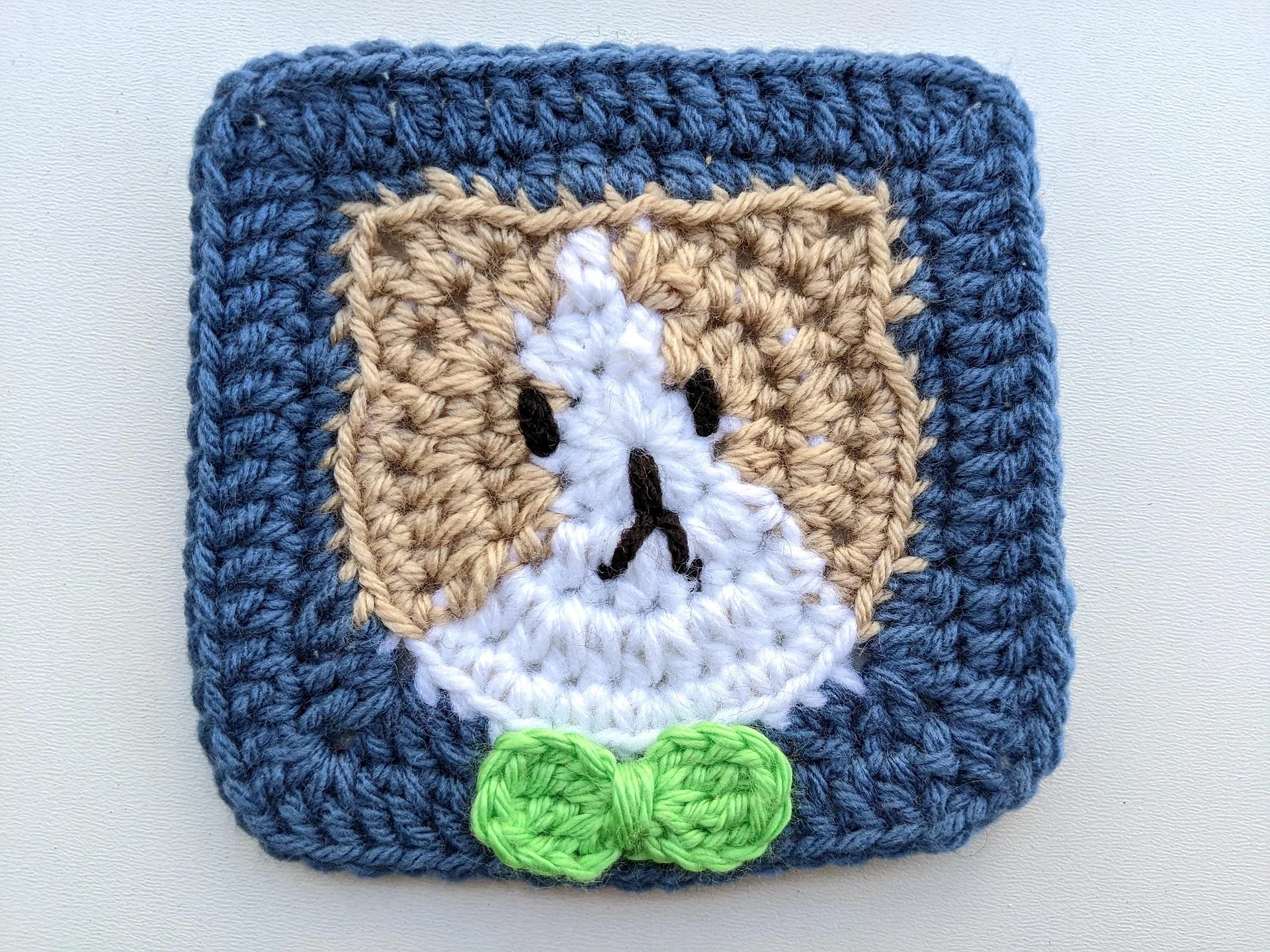 Crochet Cat (Kitty) Face Granny Square Pattern product image (1)