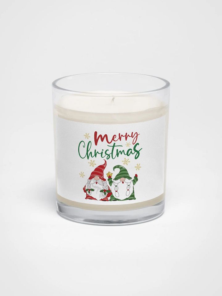 Merry Christmas Gnomes Winter Themed Candle product image (1)