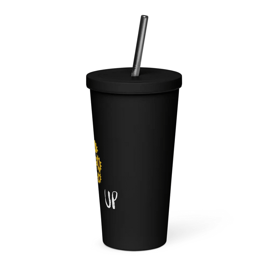Insulated Tumbler with a Straw (sunny) product image (3)