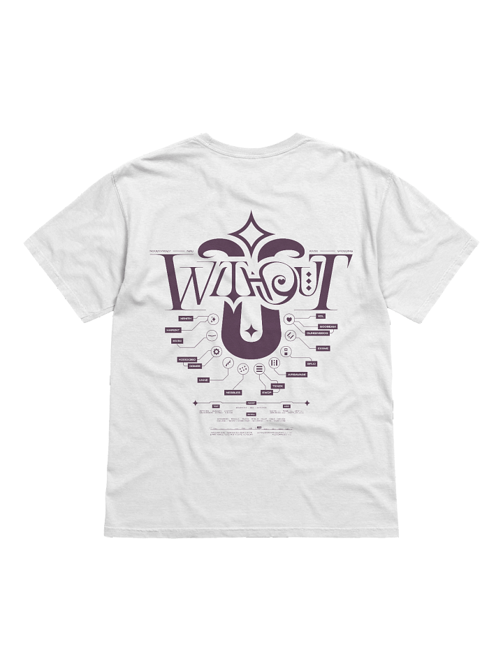 W/O U Purple/White Shirt product image (2)