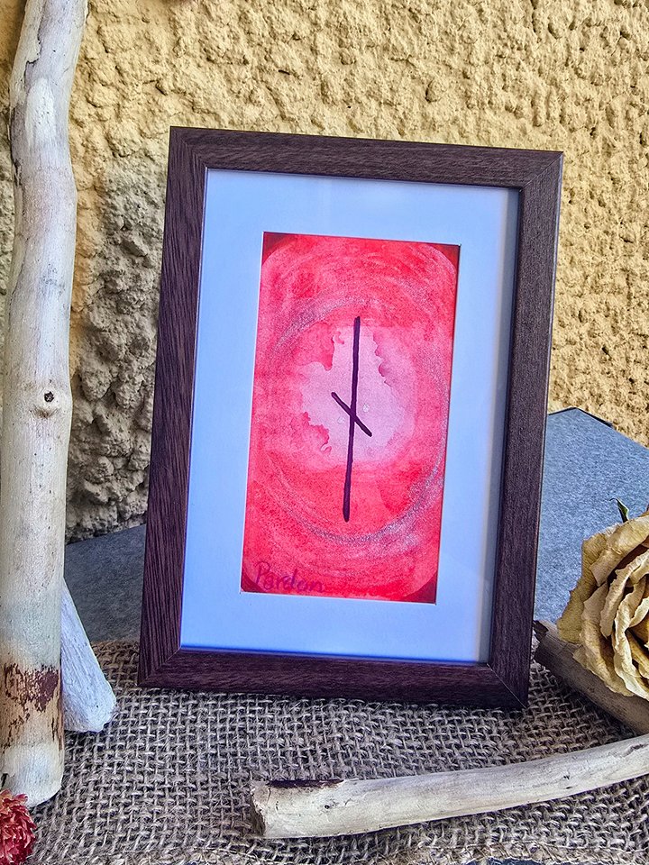 Hand-Painted Nauthiz Rune product image (1)