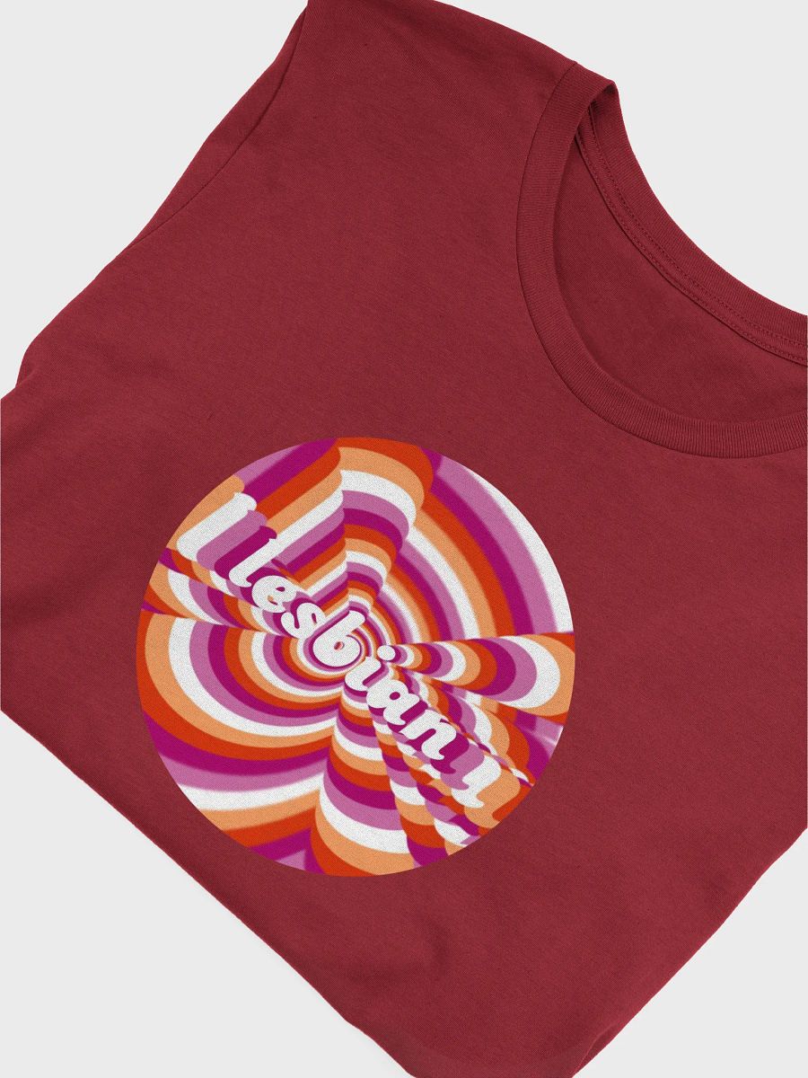swirly lesbian t-shirt product image (5)