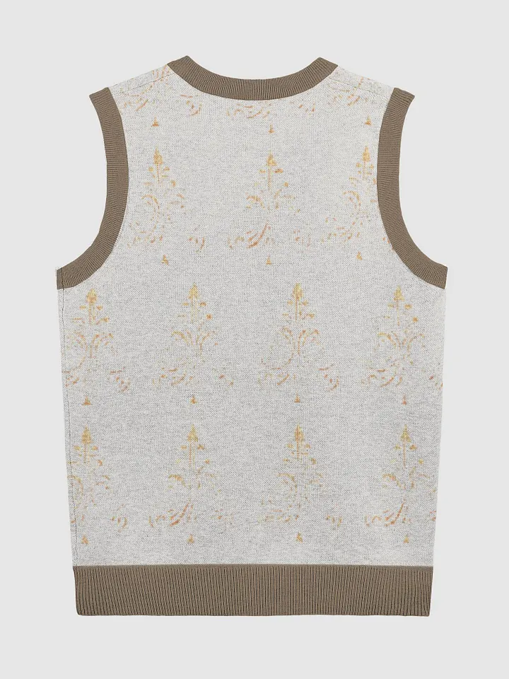 Customizable Jacquard V-Neck Vest product image (2)