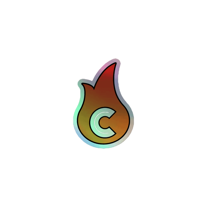 Logo V1 Holographic Sticker product image (1)