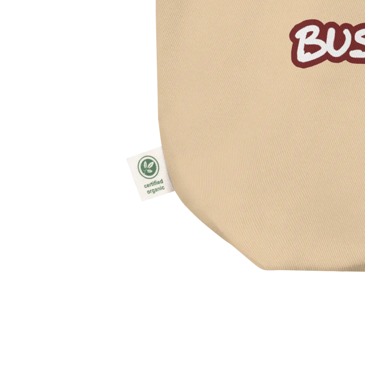 BUSY-BRAINED (lined design, #6D1616) tote bag product image (5)
