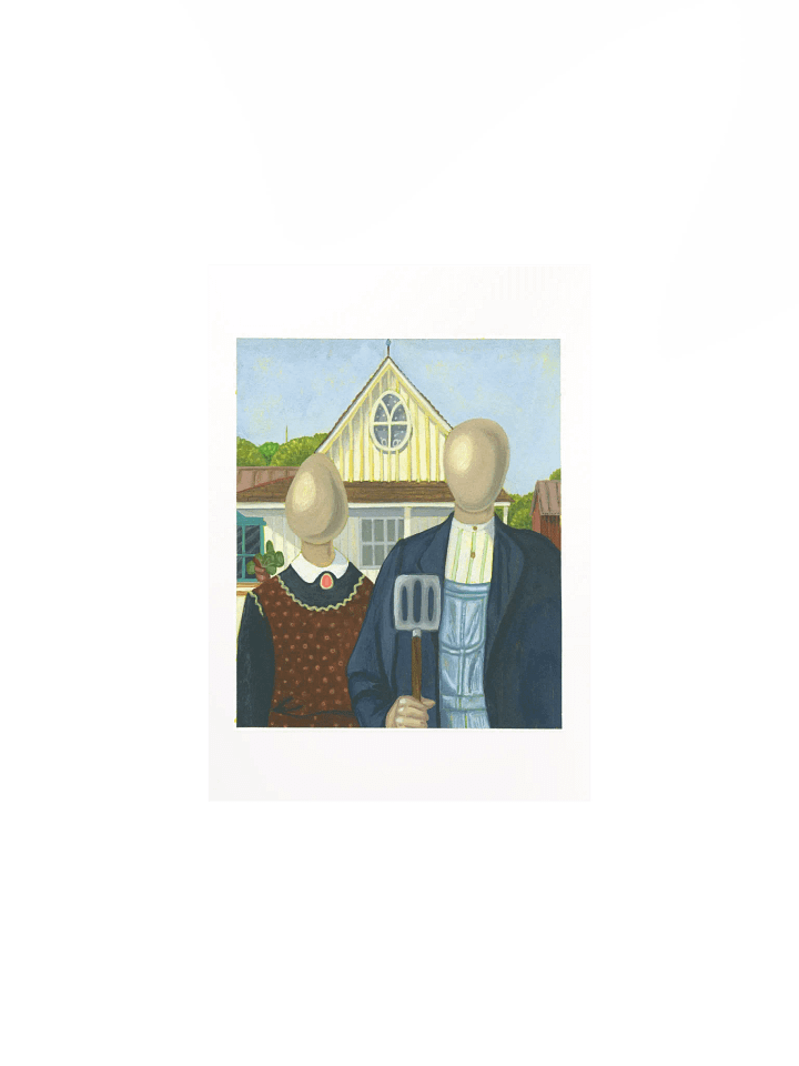 American Gothegg- Print product image (1)