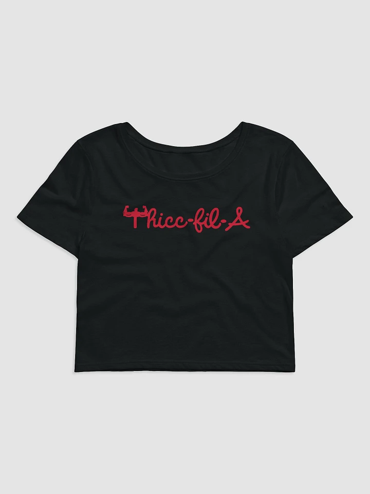 Thicc-fil-A Crop Top product image (1)