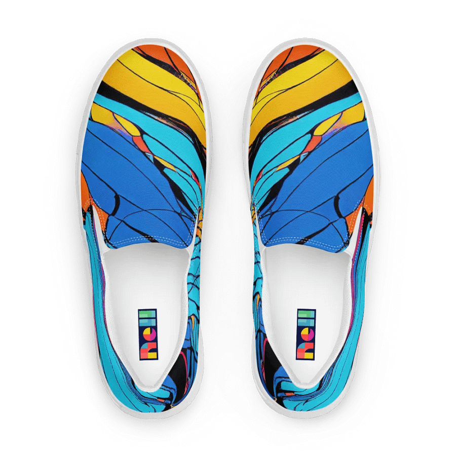 Vibrant Swirl Women's Slip-On Shoes product image (1)