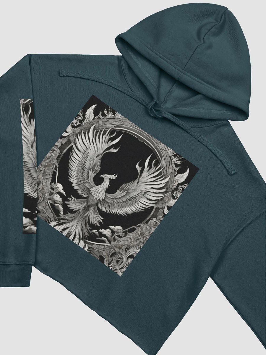 Ethereal Fusion Fleece Crop Hoodie | Phoenix Design product image (3)