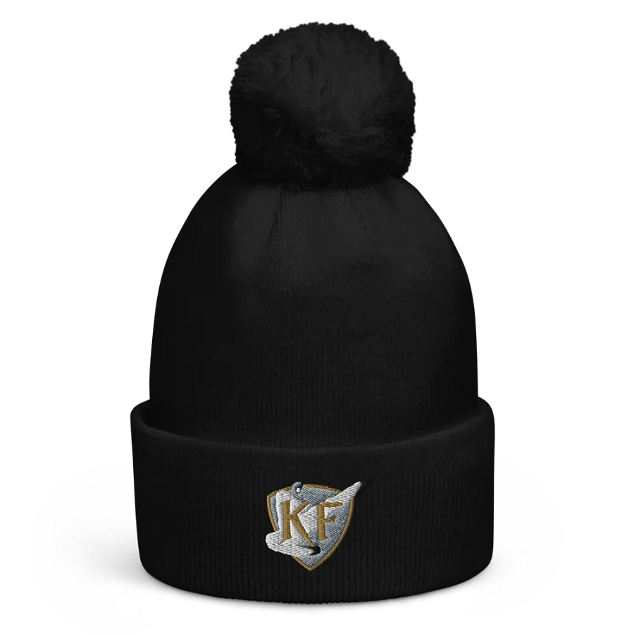 KFDI Pom Pom Beanie Black product image (1)