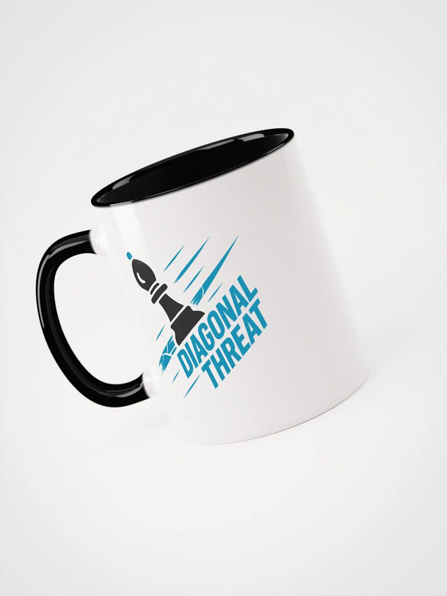 Diagonal Threat - Ceramic Mug with Color Inside product image (39)