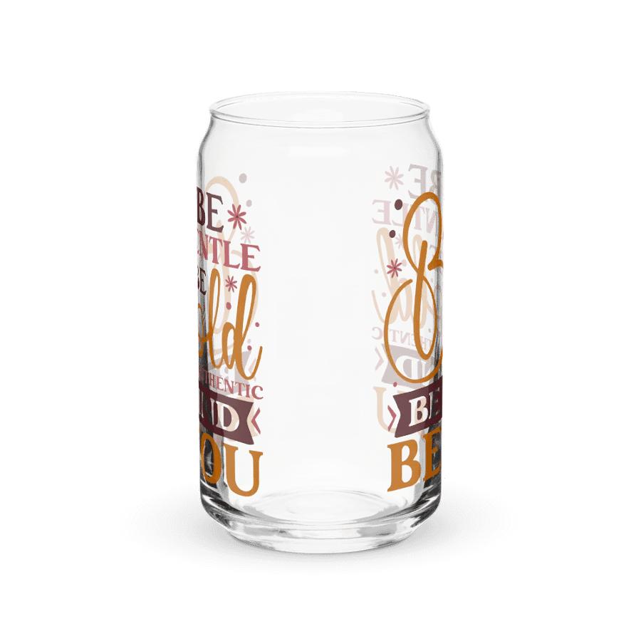 Be Bold Motivation Can-Shaped Glass product image (2)