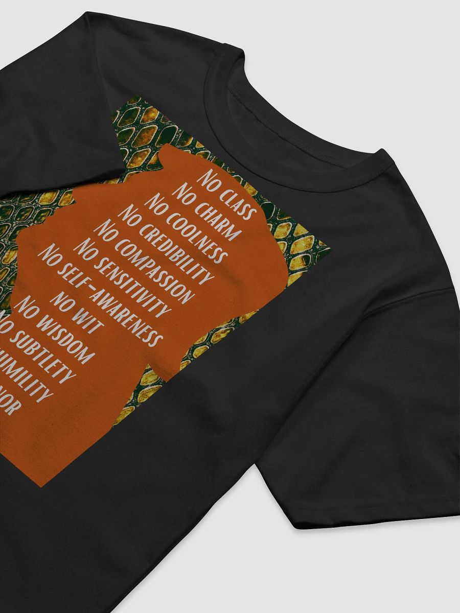 No Class, No Charm, No Coolness Donald Trump Silouhette T-Shirt product image (3)