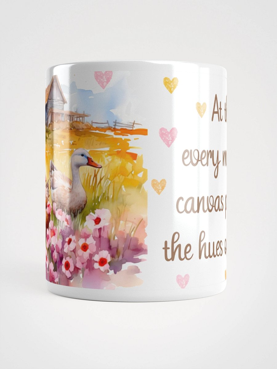Meadow of Joy White Glossy Mug product image (3)