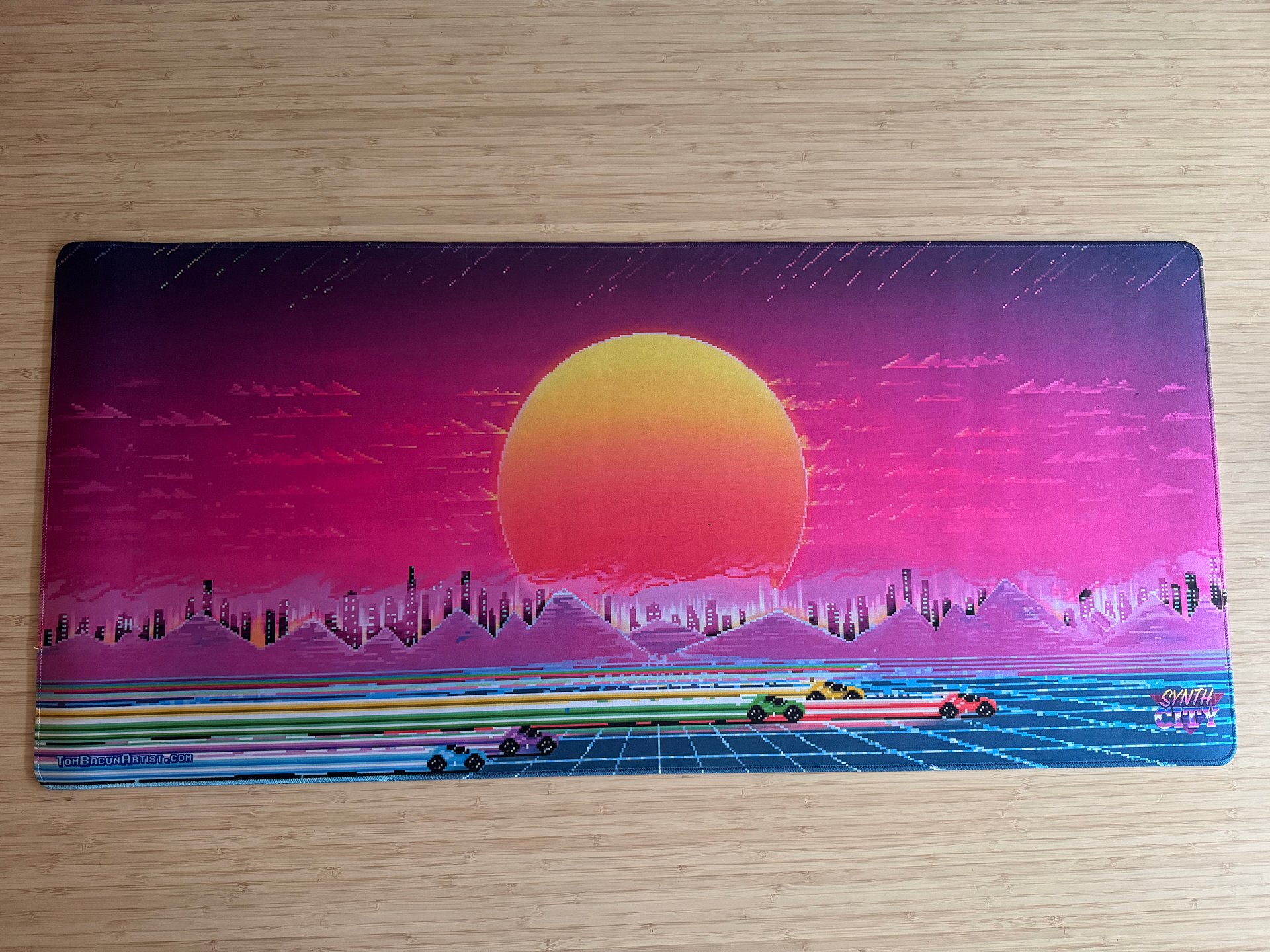 Synth City - Horizon - Deskmat product image (2)