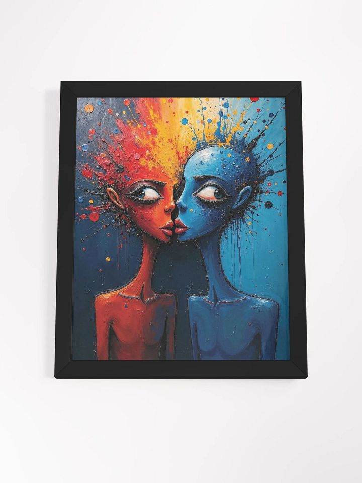 Surreal Kiss Framed Print product image (2)