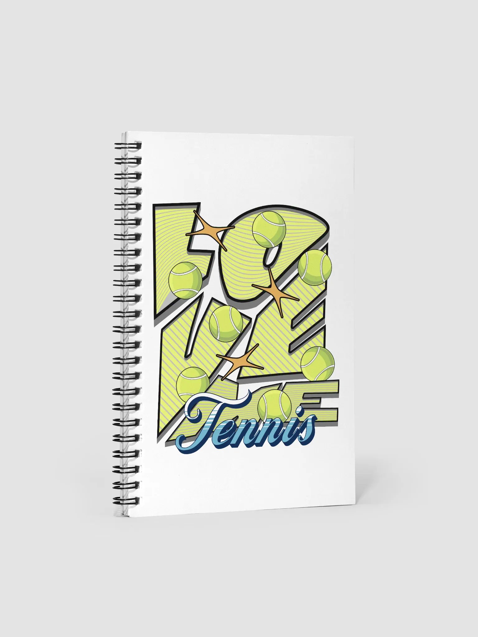 Love Me Tennis Spiral Notebook product image (2)