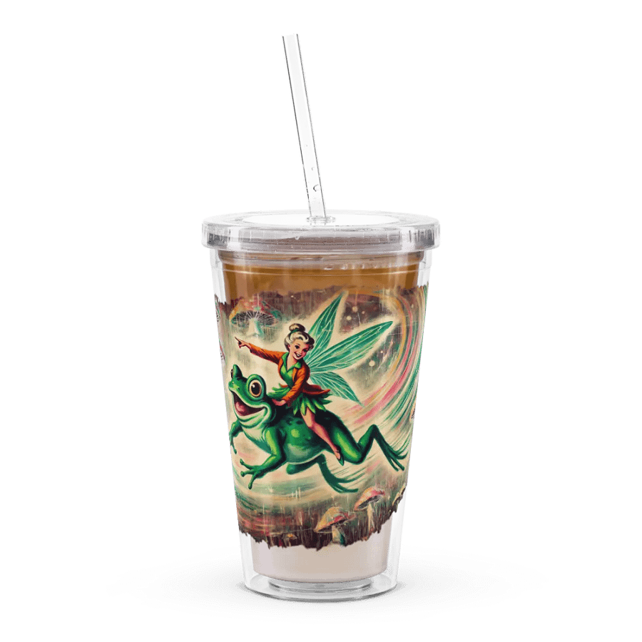 Enchanted Frog Fairy 16 oz Double Wall Insulated Tumbler product image (8)
