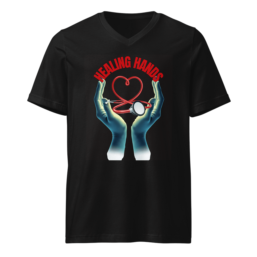 Healing Hands Heart Stethoscope T-shirt product image (1)
