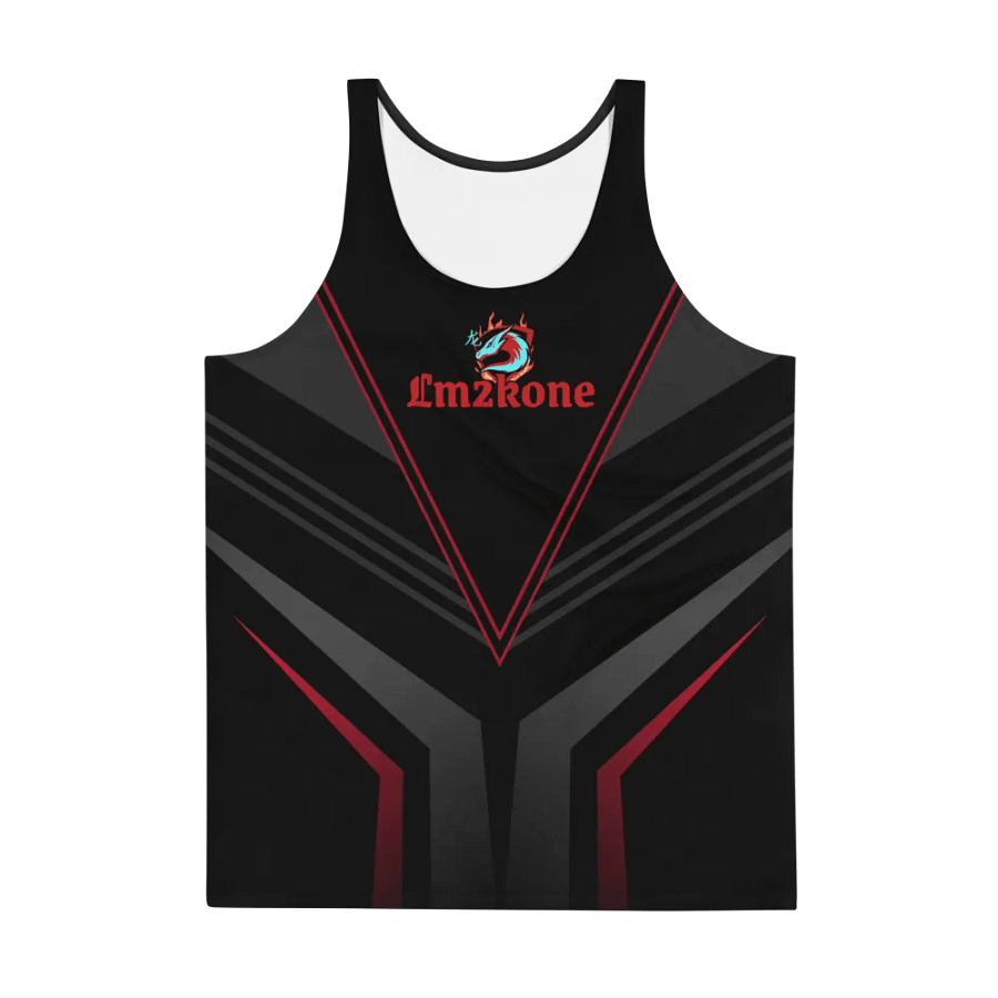 LM2Kone red - Customizable Tank Top - 5% elastane product image (2)