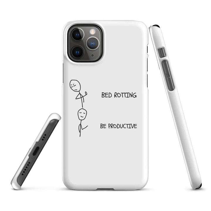 Bed Rotting vs Be Productive iPhone® Snap Case product image (3)