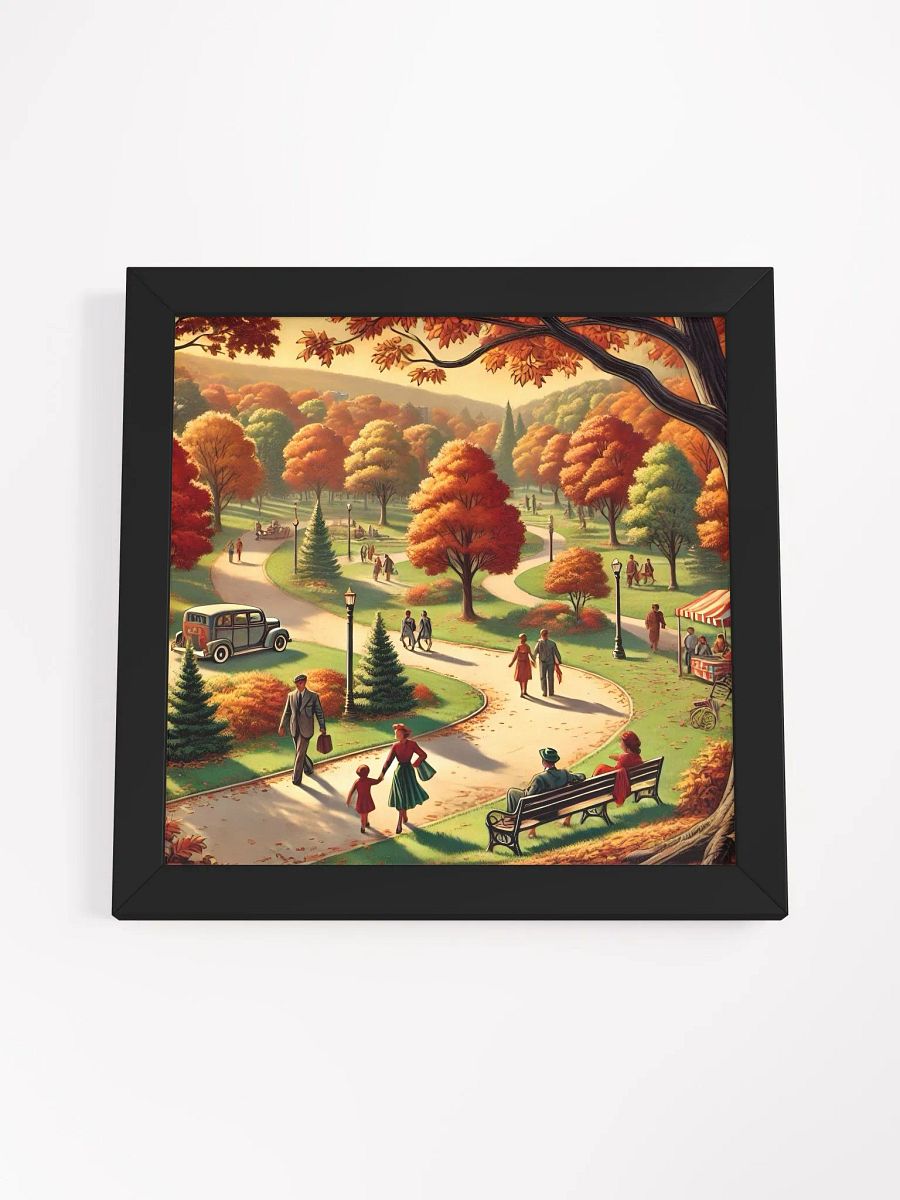 Autumn in the Park: Framed Artwork product image (4)